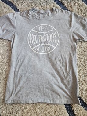 The Hit Factory Athletics Grey Graphic Tee